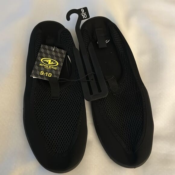 Beach Water Shoes Mens 9 10 Black - Picture 1 of 4